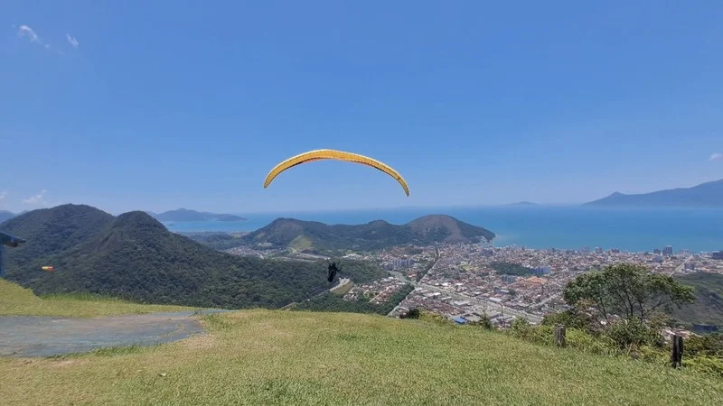 Voo livre no Litoral Norte